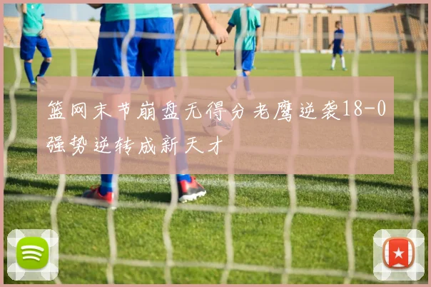 篮网末节崩盘无得分老鹰逆袭18-0强势逆转成新天才